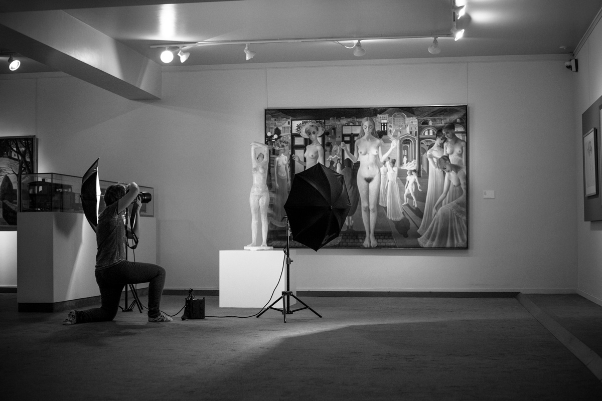Shooting photographie au Musée Paul Delvaux à St.Idesbald
